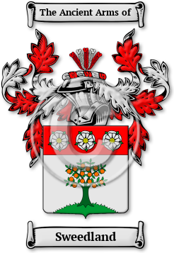 Sweedland Family Crest Download (jpg) Legacy Series - 150 DPI