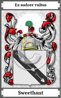 Sweethant Family Crest Download (JPG) Book Plated - 600 DPI