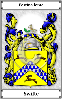 Swifte Family Crest Download (JPG)  Book Plated - 150 DPI