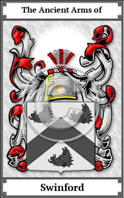 Swinford Family Crest Download (JPG)  Book Plated - 150 DPI