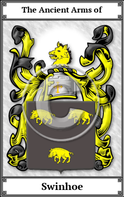 Swinhoe Family Crest Download (JPG)  Book Plated - 150 DPI