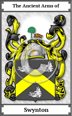 Swynton Family Crest Download (JPG) Book Plated - 600 DPI