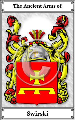 Swirski Family Crest Download (JPG)  Book Plated - 150 DPI