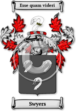 Swyers Family Crest Download (jpg) Legacy Series - 150 DPI