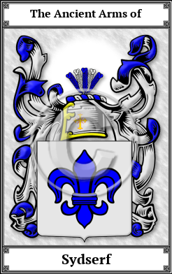 Sydserf Family Crest Download (JPG) Book Plated - 600 DPI