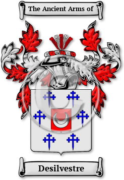 Desilvestre Family Crest Download (jpg) Legacy Series - 150 DPI