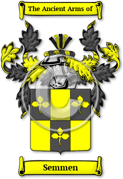 Semmen Family Crest Download (JPG) Legacy Series - 600 DPI
