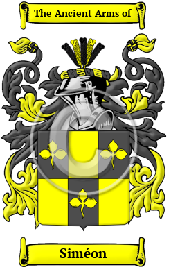 Siméon Family Crest Download (JPG) Heritage Series - 300 DPI