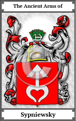 Sypniewsky Family Crest Download (JPG)  Book Plated - 150 DPI