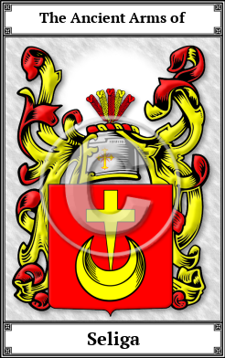 Seliga Family Crest Download (JPG) Book Plated - 600 DPI
