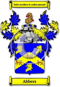 Abbers Family Crest Download (jpg) Legacy Series - 150 DPI