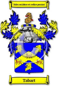 Tabart Family Crest Download (jpg) Legacy Series - 150 DPI