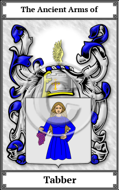 Tabber Family Crest Download (JPG)  Book Plated - 150 DPI