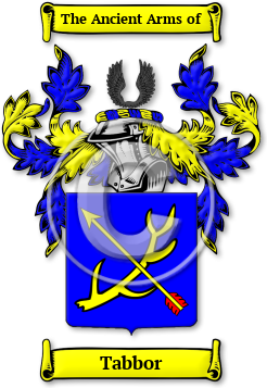 Tabbor Family Crest Download (jpg) Legacy Series - 150 DPI