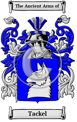 Tackel Family Crest Download (JPG) Heritage Series - 600 DPI