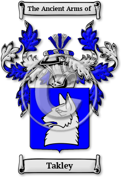 Takley Family Crest Download (jpg) Legacy Series - 150 DPI