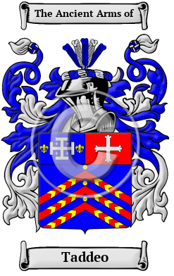 Taddeo Family Crest Download (JPG) Heritage Series - 600 DPI
