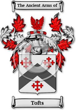 Tofts Family Crest Download (jpg) Legacy Series - 150 DPI