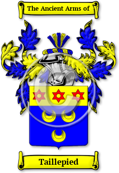 Taillepied Family Crest Download (JPG) Legacy Series - 600 DPI
