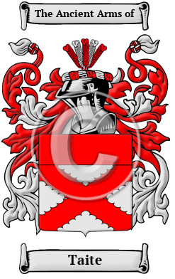 Taite Family Crest/Coat of Arms