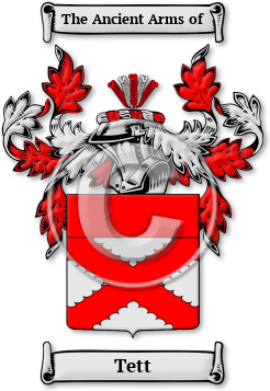 Tett Family Crest Download (jpg) Legacy Series - 150 DPI