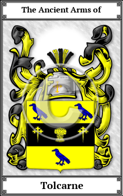 Tolcarne Family Crest Download (JPG)  Book Plated - 150 DPI