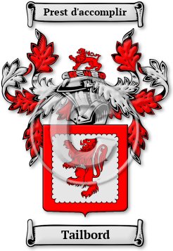Tailbord Family Crest Download (JPG) Legacy Series - 600 DPI