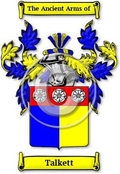 Talkett Family Crest Download (jpg) Legacy Series - 150 DPI