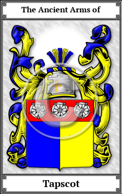 Tapscot Family Crest Download (JPG)  Book Plated - 150 DPI