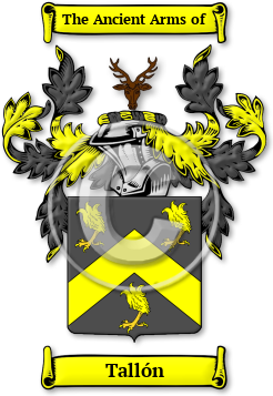 Tallón Family Crest Download (JPG) Legacy Series - 600 DPI