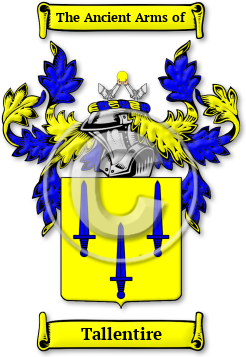 Tallentire Family Crest Download (jpg) Legacy Series - 150 DPI