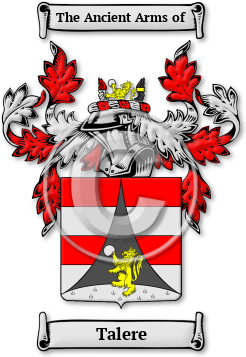 Talere Family Crest Download (jpg) Legacy Series - 150 DPI