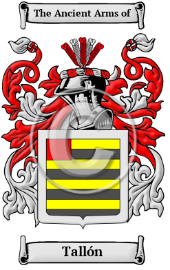 Tallón Family Crest Download (JPG) Heritage Series - 300 DPI