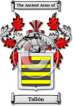 Tallón Family Crest Download (jpg) Legacy Series - 150 DPI