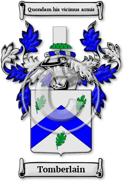 Tomberlain Family Crest Download (jpg) Legacy Series - 150 DPI