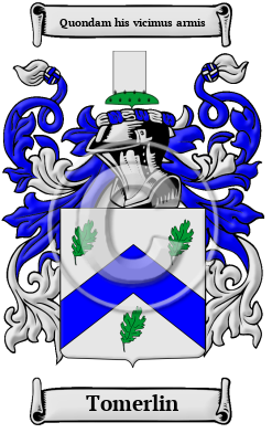 Tomerlin Family Crest/Coat of Arms