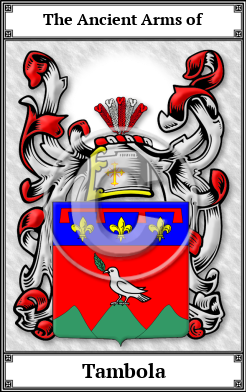 Tambola Family Crest Download (JPG)  Book Plated - 150 DPI