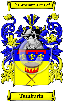 Tamburin Name Meaning, Family History, Family Crest & Coats of Arms