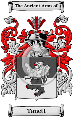 Tanett Family Crest Download (JPG) Heritage Series - 600 DPI