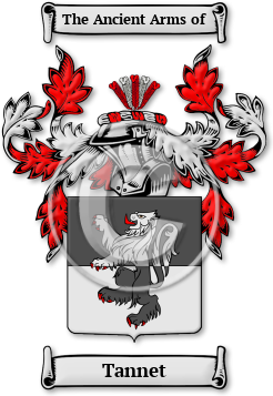Tannet Family Crest Download (jpg) Legacy Series - 150 DPI