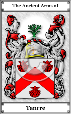 Tancre Family Crest Download (JPG) Book Plated - 600 DPI