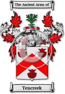 Tencreek Family Crest Download (jpg) Legacy Series - 150 DPI
