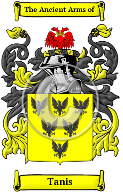 Tanis Family Crest/Coat of Arms