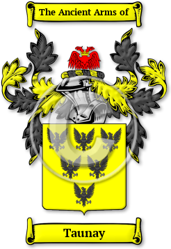 Taunay Family Crest Download (jpg) Legacy Series - 150 DPI