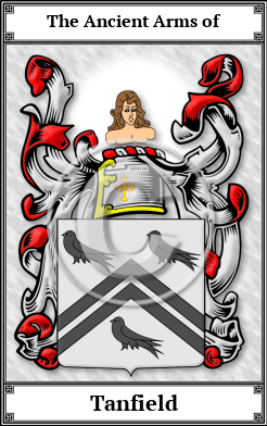 Tanfield Family Crest Download (JPG)  Book Plated - 150 DPI