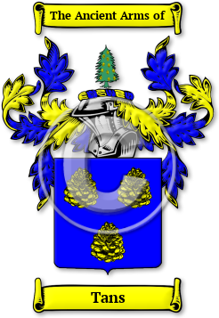 Tans Family Crest Download (jpg) Legacy Series - 150 DPI