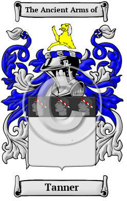 Tanner Family Crest Download (JPG) Heritage Series - 600 DPI