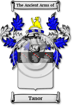Tanor Family Crest Download (jpg) Legacy Series - 150 DPI
