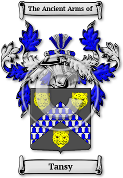 Tansy Family Crest Download (jpg) Legacy Series - 150 DPI