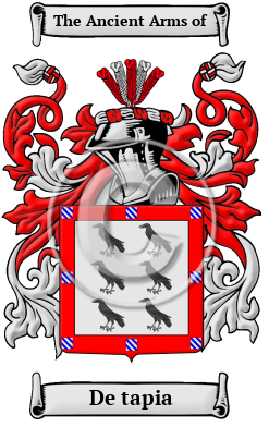 De tapia Family Crest/Coat of Arms
